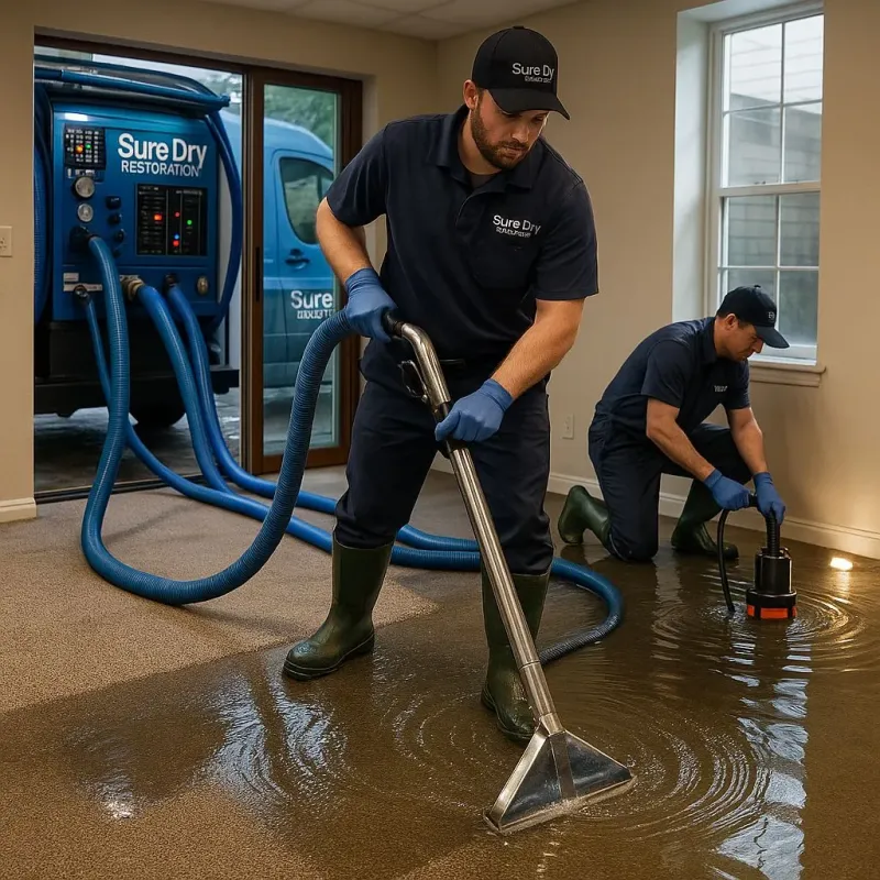 Water Extraction and Removal process in Bossier Parish, LA